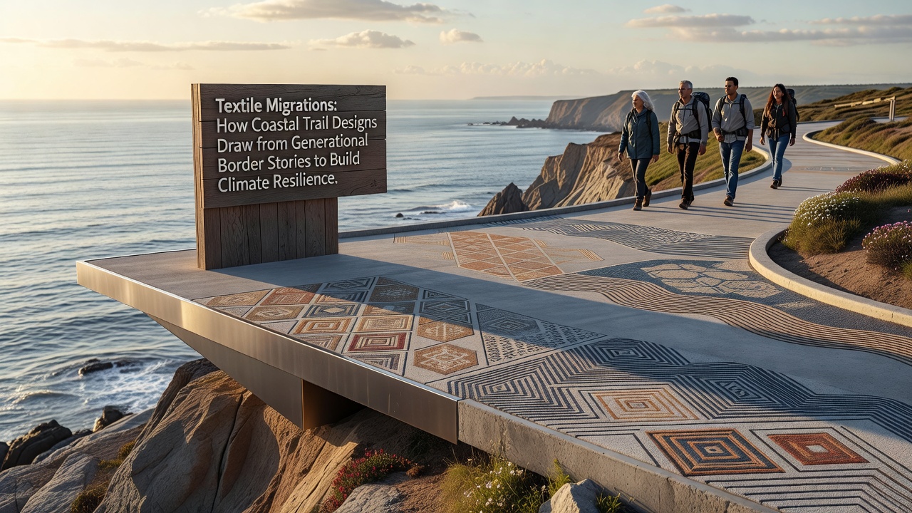 Coastal Trail Innovations: Drawing on Textile Patterns and Border Migration Histories for Climate Adaptation